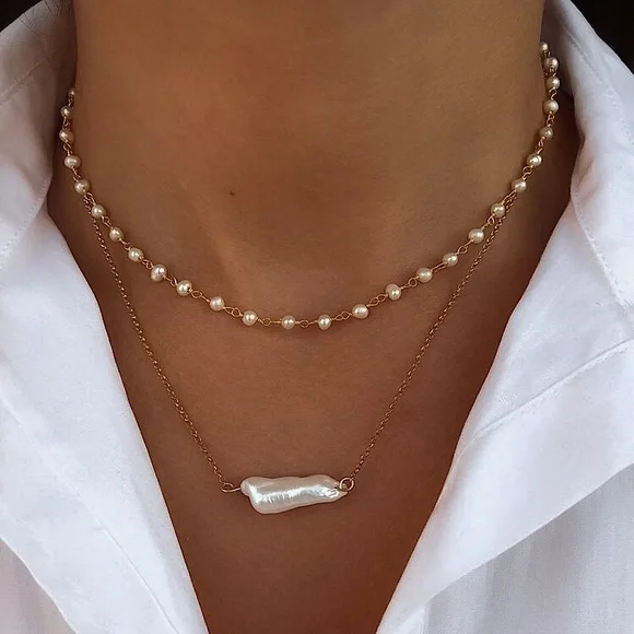 ⚜️𝟯𝟬%𝗢𝗙𝗙 𝗯𝘂𝗻𝗱𝗹𝗲𝘀 𝟯+⚜️ NEW Pearl Delicate String Choker - Picture 7 of 13